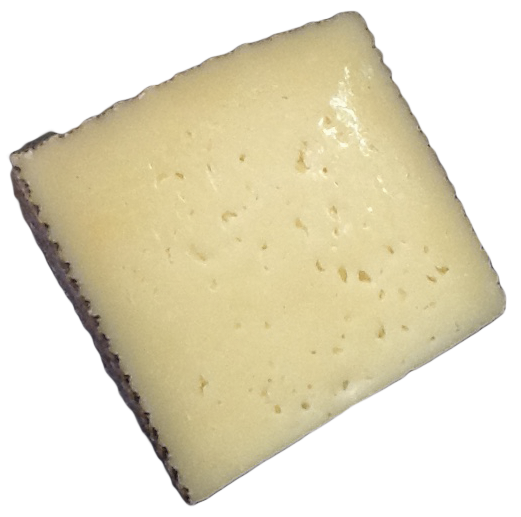 Porción de queso curado de cabra r